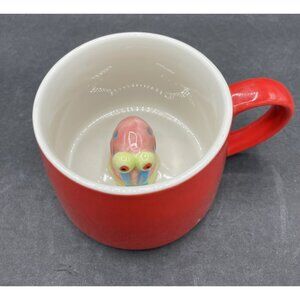 Nickelodeon SpongeBob Squarepants Gary The Snail Red Coffee Tea Mug Cup